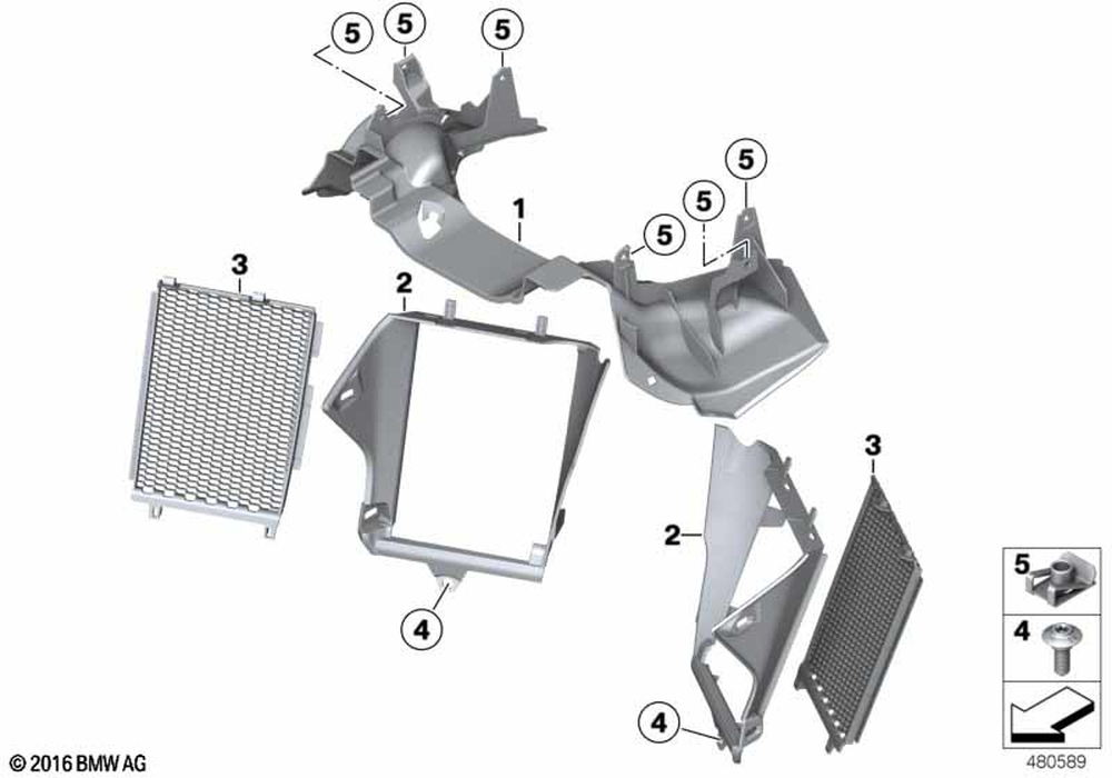 コウ Radiator 4693833 for Hitachi Excavator ZX240-3 ZX250H-3