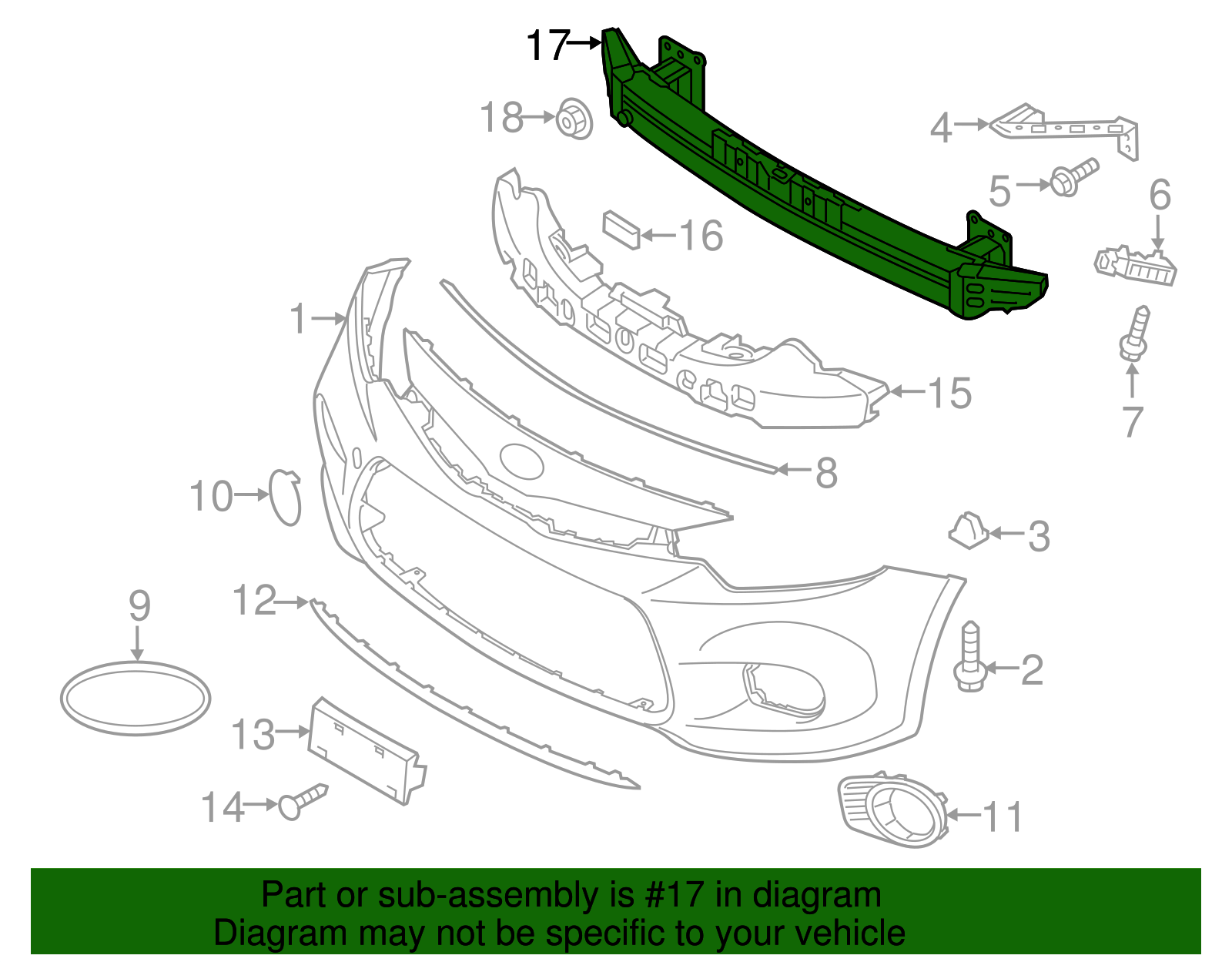 プリスティン　ガウン FRONT Bumper Duct Air Curtain Right PASSENG 86544M7500 ⭐OEM