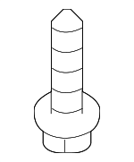 1244105207B - Body: Bumper Cover Screw for Kia: Borrego, Forte, Forte Koup, Forte5, K4, K5, Niro, Niro EV, Optima, Rio, Sorento, Sportage, Telluride Image
