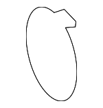 86588A7200 - Body: Tow Eye Cap for Kia: Forte Koup, Forte5 Image