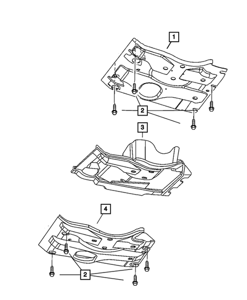 Front Axle Skid Plate for 2008 Jeep Liberty #0