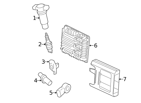 Secondary Ignition for 2013 Cadillac XTS #0