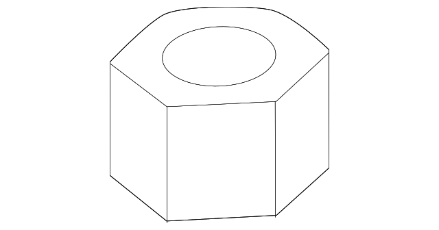 License Bracket Nut 03907444 | Capital Chevy Parts