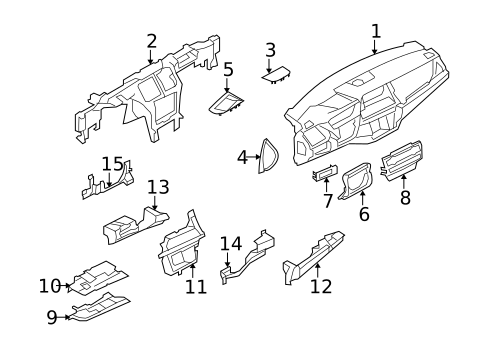 Instrument Panel for 2011 BMW X5 #0