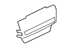 51456967464 - Body: Radio Bezel for BMW: X5, X6 Image