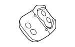 XR85988 - Body: Lower Reinforced Mount Bracket for Jaguar Image