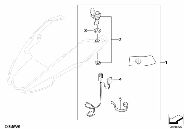 61131367599 - Maintenance &amp; Technology: Cable Tie - L=200Mm/B=3.6mm for BMW-Motorrad Image