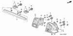 74890S5AJ01ZH - : Garnish Assembly, Rear License for Honda Image