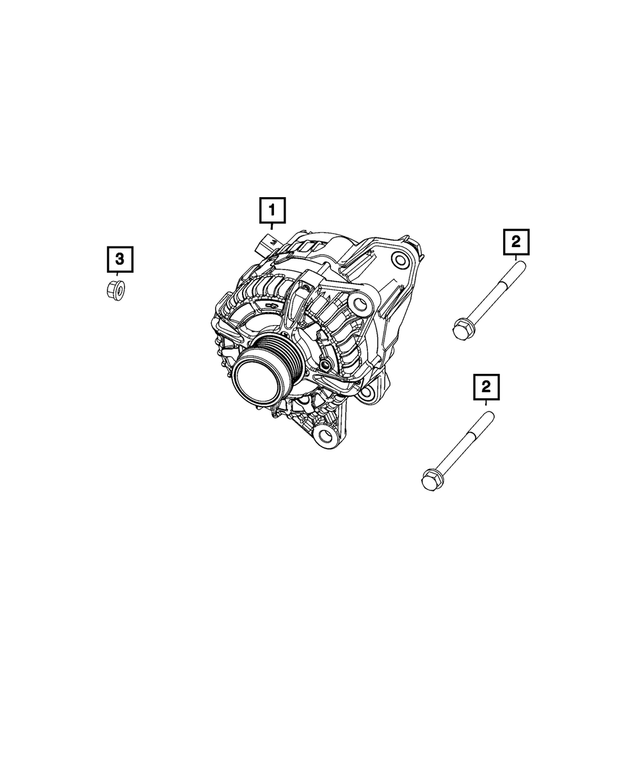 68391582AA - Electrical: Engine Generator for Jeep: Grand Cherokee Image
