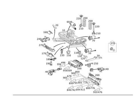 Seat Adjuster for 2004 Mercedes-Benz CLK55 AMG #0