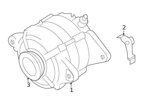 Alternator/Generator & Related Components for 2004 Subaru Baja #0