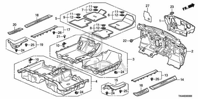 Floor Mat for 2011 Acura TL #0