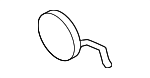 992807442AG2X - Body: Tow Eye Cap for Porsche Image