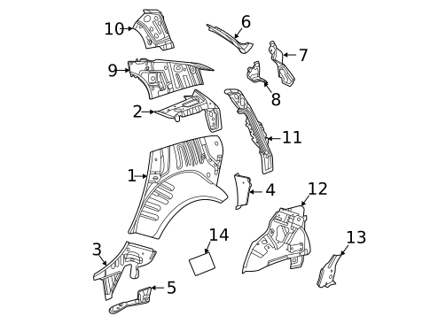 Inner Structure for 2025 Cadillac CT5 #0