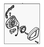 5GM857508D9B9 - Body: Mirror Assembly for Volkswagen Image