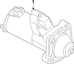 36010072 - : Starter for Volvo Image