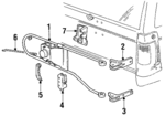 12541973 - Body: Upper Hinge for Chevrolet: S10 Blazer | GMC: Jimmy, Jimmy S15, Typhoon | Oldsmobile: Bravada Image