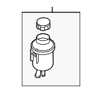 31302576 - Steering: Reservoir for Volvo: S60, S60 Cross Country, S80, V60, V60 Cross Country, XC60, XC70 Image