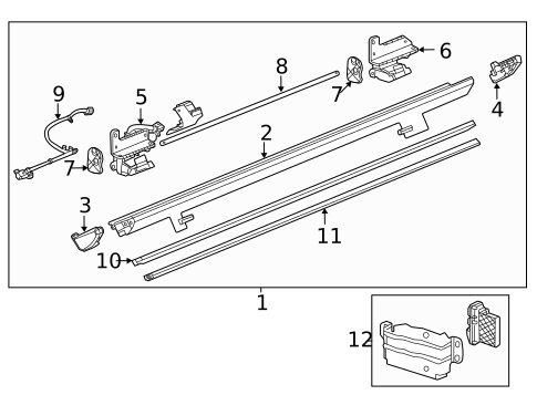 Running Board for 2022 GMC Yukon XL #0