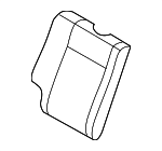 96890700 - Body: Seat Back Cover for Chevrolet: Aveo5 | Pontiac: G3 Image