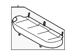 96890877 - Body: Seat Cushion for Chevrolet: Aveo5 | Pontiac: G3 Image