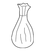 1K0898615 - Body: Hood Hardware Kit for Volkswagen: Golf, Golf R, GTI, R32, Rabbit Image