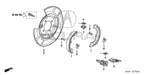 43172SJA003 - Chassis: SPRING, RETURN for Acura Image