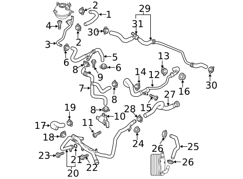 Hoses & Lines for 2013 Audi TTS Quattro #1