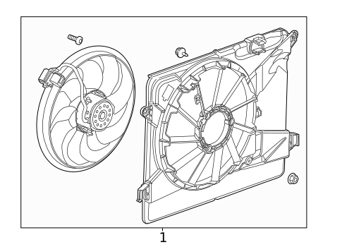 Cooling Fan for 2022 Chevrolet Trax #0