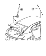 5064617AB - : Antenna Cable, Instrument Panel for Chrysler: Sebring Image