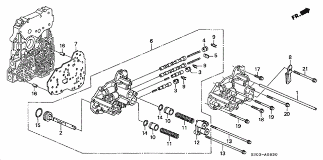 AT Servo Body for 1997 Honda Prelude #0