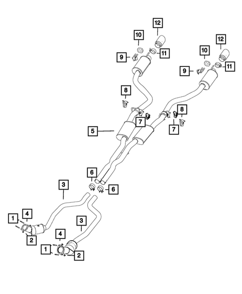 Exhaust System for 2020 Chrysler 300 #4