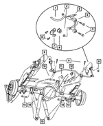 52106457AA - Rear Suspension: Rear Sway Bar for Mopar Image