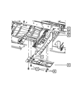6507342AA - NV243; Transfer Case: Hex Flange Head Tapping Screw &amp; Washer, Mounting for Mopar Image