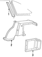E2FZ58291A58A - Body: Panel for Ford: Escort | Mercury: Lynx Image
