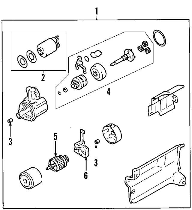 4672108AB - Electrical: Starter for Mopar Image