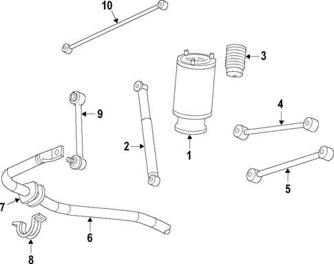 Rear Suspension for 2006 Saab 9-7x #1
