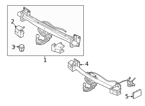 Trailer Hitch Components for 2017 Volvo S90 #0