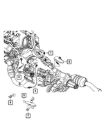 68068836AA - Electrical: Retaining Clip for Ram: 1500, 1500 Classic Image