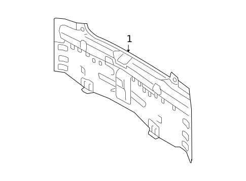 Rear Body for 2013 Suzuki SX4 #0