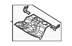 8K0802087G - Body: Center Floor Pan for Audi Image