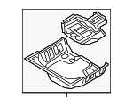 8K0802088A - Body: Rear Floor Pan for Audi Image