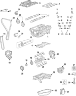 55489460 - Engine: Valve Seals for Buick: Encore GX, Envista | Chevrolet: Trailblazer, Trax Image