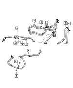 5058858AD - Air Conditioners and Heaters: Heater Return Hose for Mopar Image image