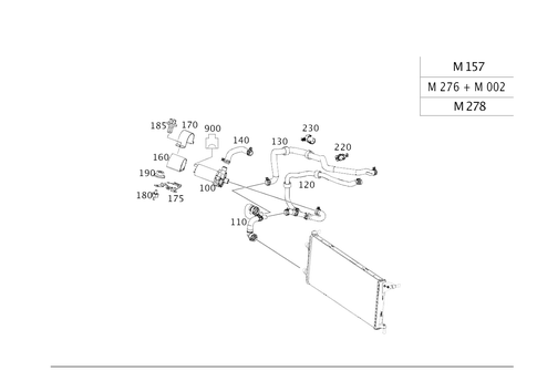 Air Pump, Water Pump and Detachable Parts for 2017 Mercedes-Benz GLE63 AMG S #0