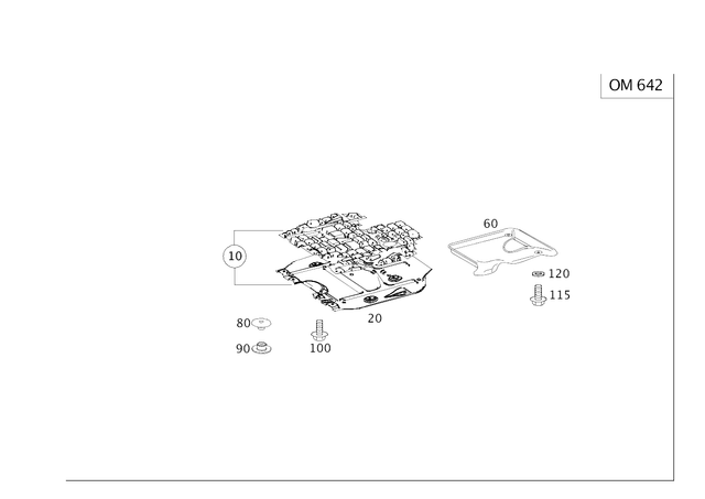 2515240730 - Chassis Sheet Metal/Air Intake: Trim for Mercedes-Benz: GL320, ML320, R320, R350, R500 Image image