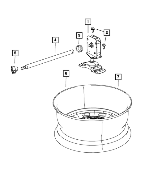 Wheel Spare for 2024 Ram 3500 #0