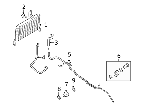 Trans Oil Cooler for 2008 Ford E-150 #0