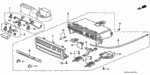 32157S04A00 - Electrical/Exhaust/Heater/Fuel: SUB-WIRE, HEATER (A) for Honda Image