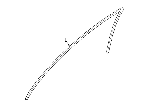 Exterior Trim - Cab for 2018 Nissan TITAN XD #2